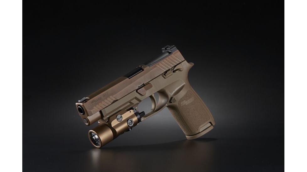 Streamlight TLR-VIR II Weapon Flashlight and IR Laser , CR123A, White, 300 Lumens, Coyote, 69191