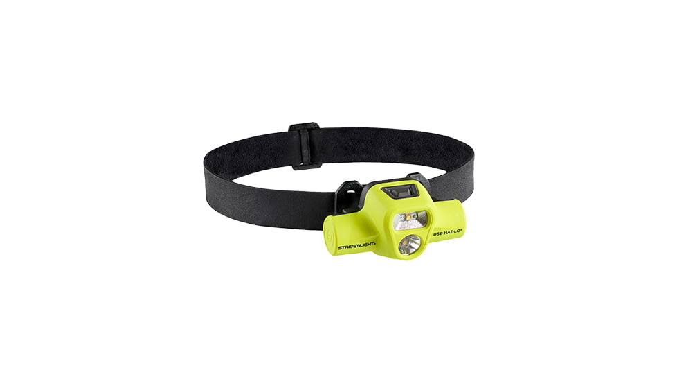 Streamlight USB HAZ-LO Intrinsically Safe Headlamp, 120V AC, Box, Yellow, 61463