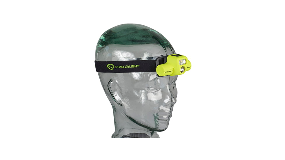 Streamlight USB HAZ-LO Intrinsically Safe Headlamp, 120V AC, Box, Yellow, 61463