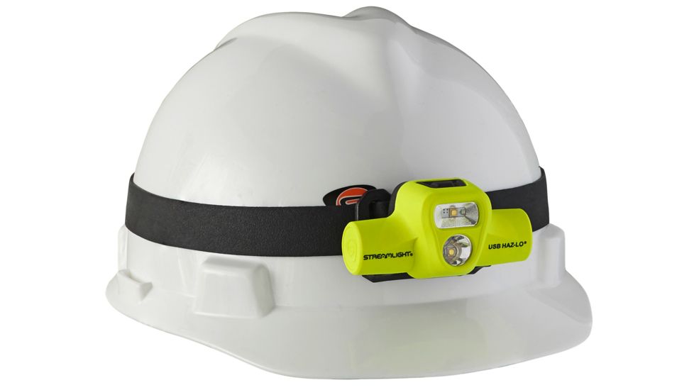 Streamlight USB HAZ-LO Intrinsically Safe Headlamp, Yellow 61460