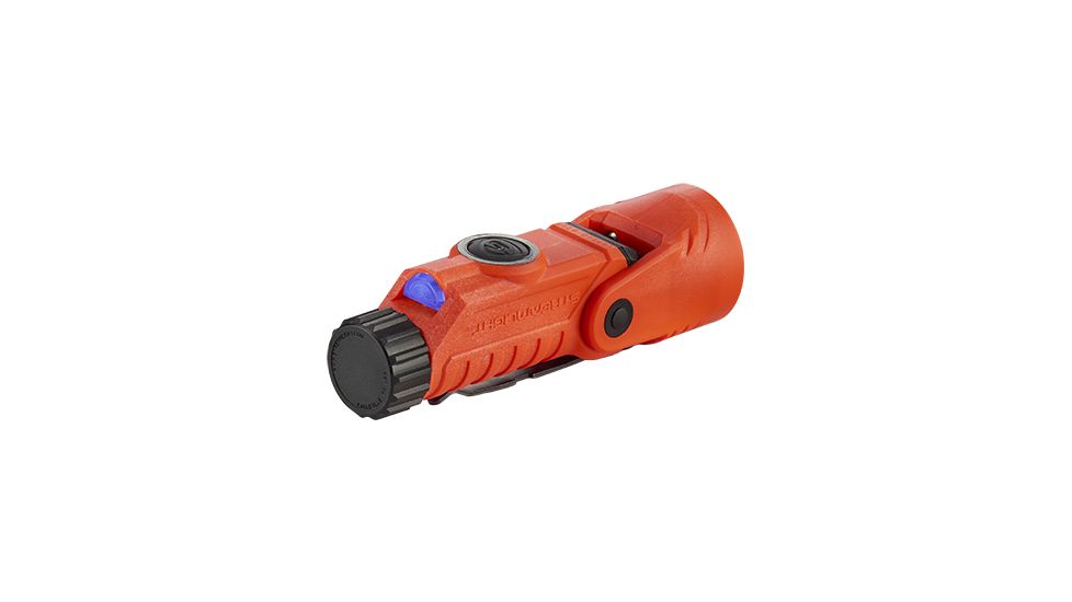 Streamlight Vantage 180 X USB Flashlight, 250 Lumens w/ 18650 USB battery, helmet bracket, Orange 88911