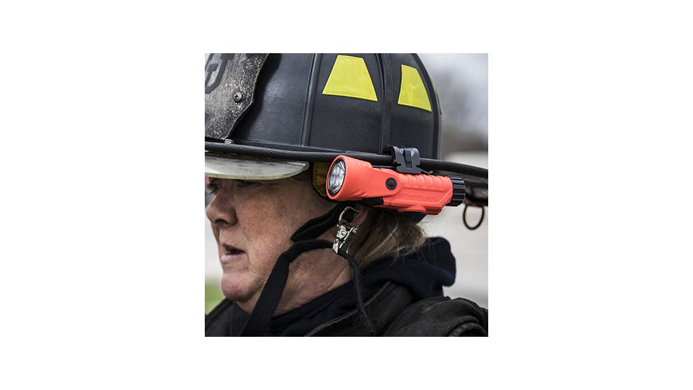 Streamlight Vantage 180 X USB Flashlight, 250 Lumens w/ 18650 USB battery, helmet bracket, Orange 88911