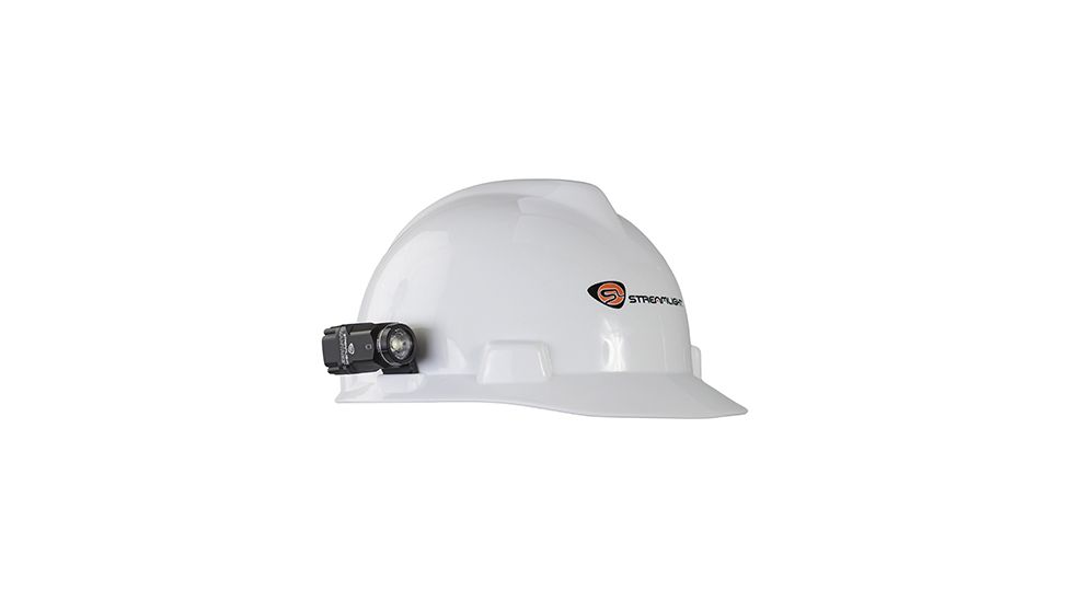 Streamlight Vantage II Helmet Flashlight, 350 Lumens w/industrial hard hat mount, CR123A lithium battery, Black 69333