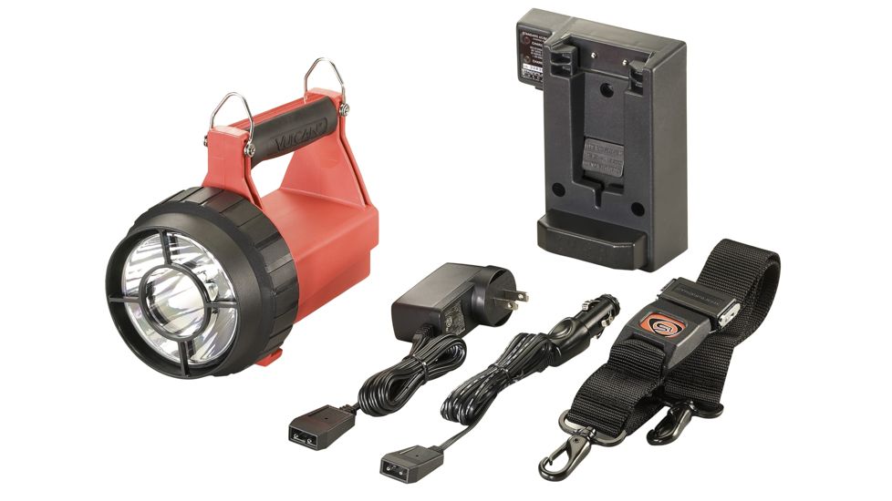 Streamlight Vulcan Led Lantern, Atex Rated, 180 Lumen White Led, 22060 - 100V Ac Charge Cord, 12V Dc, Orange, 44754