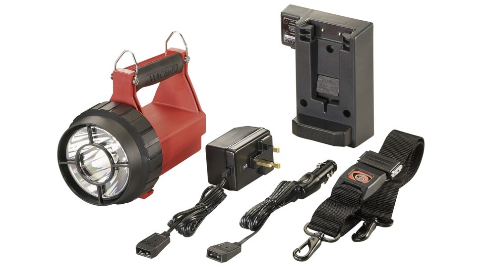 Streamlight Vulcan Led Lantern, Atex Rated, 180 Lumen White Led, 22062 - 240V Ac Charge Cord, 12V Dc, Orange, 44752