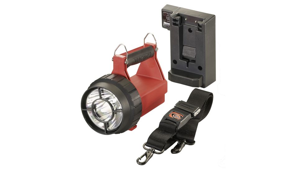 Streamlight Vulcan Led Lantern, Atex Rated, 180 Lumen White Led, Vehicle Mount, 44132 - Direct Wire 12V Dc Mounted Charge Rack, Orange, 44751