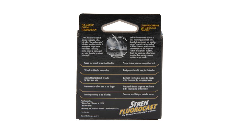 Stren Fluorocast Clear Pony Spool, 10 lb, 200 Yards 182806