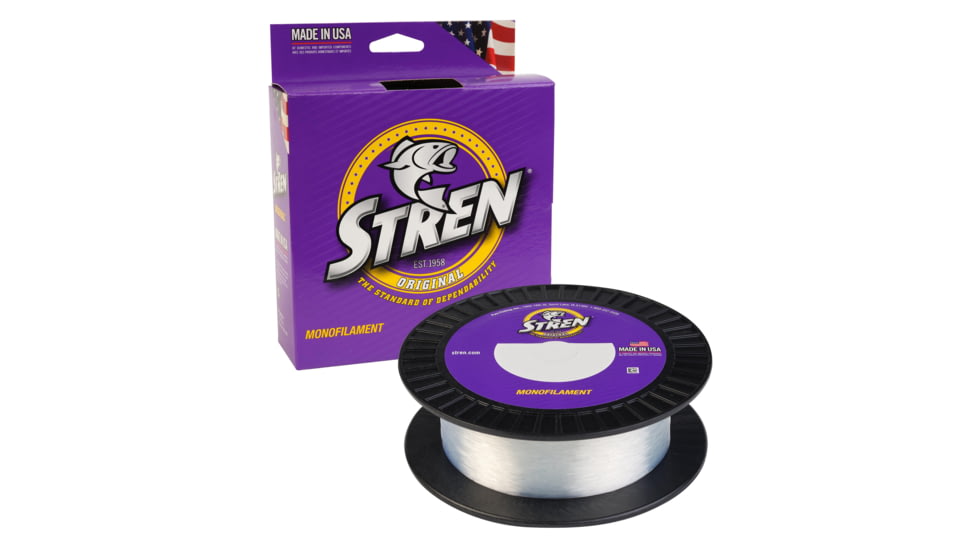 Stren Original Monofilament Line, 0.009in/0.22mm, 6lb/2.7kg, 1000yd/914m, Clear/Blue Fluorescent, SOES6-26