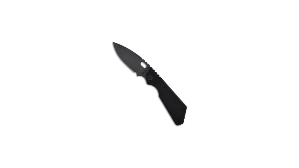 Strider Knives PT Folding Knife, 2.75in, CPM S30V, Spear Point Blade, G-10, Black Handle, Black/Black, 6.50 inch, BHQ-9327
