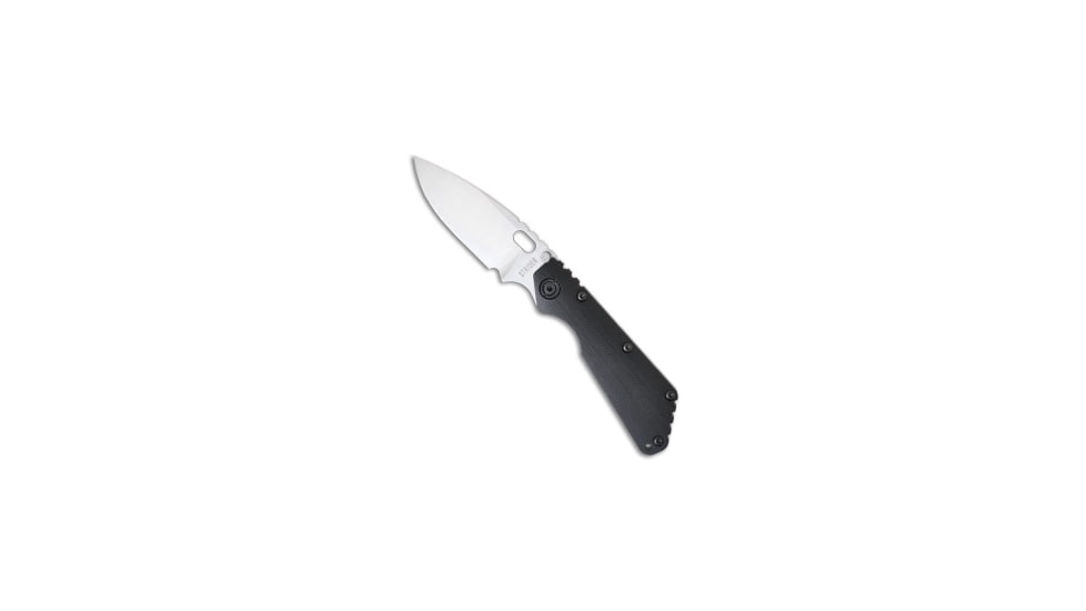 Strider Knives SMF-CC Folding Knife, 3.90in, CPM S30V, Spear Point Blade, G-10, Black Handle, Black/Gray, 9.00 inch, BHQ-8655