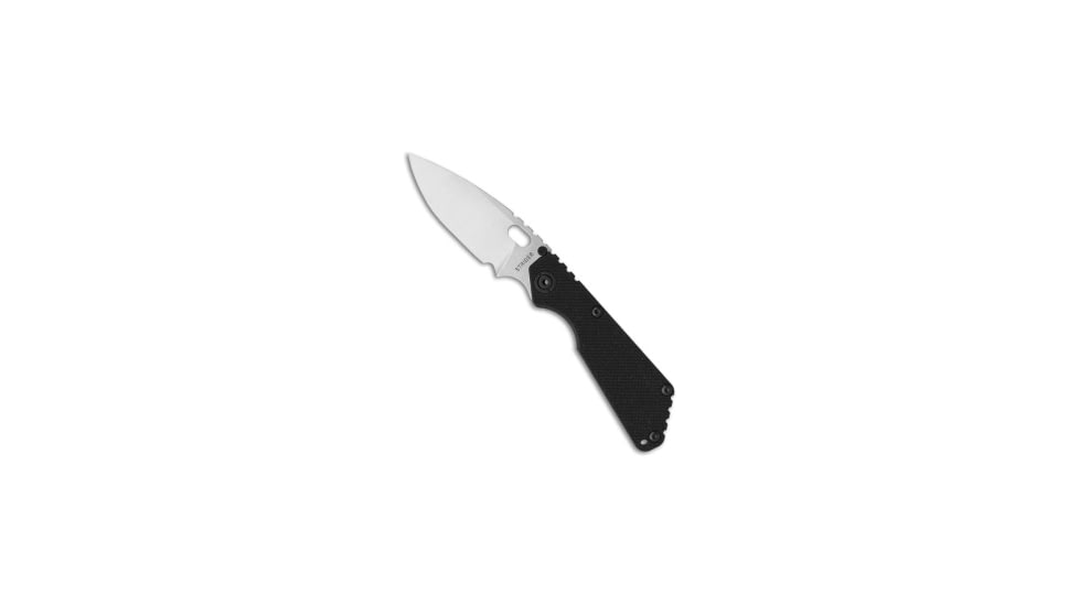 Strider Knives SnG Folding Knife, 3.50in, CPM S30V, Spear Point Blade, G-10, Black Handle, Standard, Black/Gray, 8.20 inch, BHQ-25049