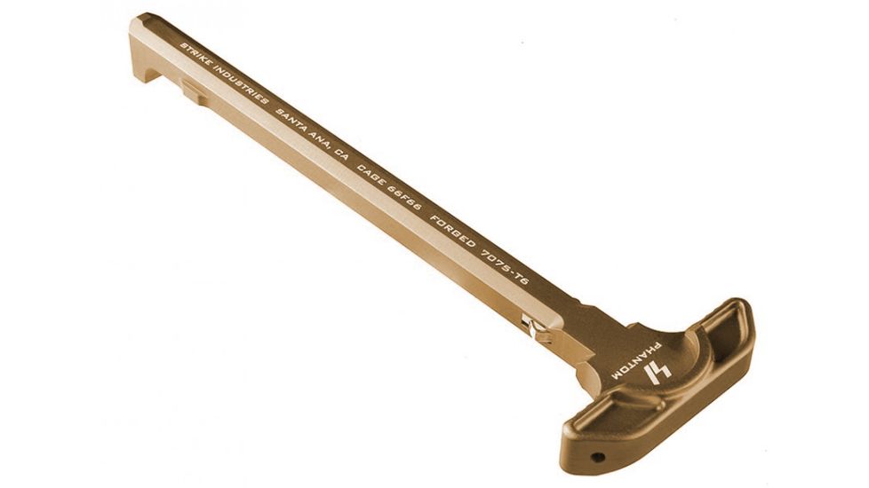 Strike Industries Strike Latchless Charging Handle, FDE, NSN N, SI-AR-SLCH-FDE