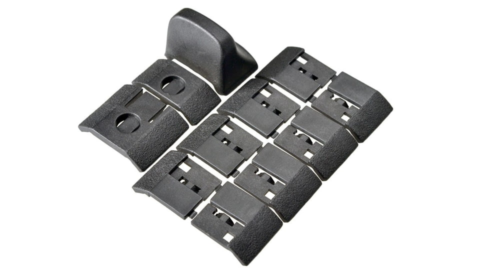 13Pcs Keymod Rail Cover, Black