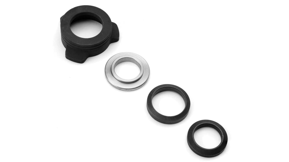 Strike Industries .223/5.56/.308/7.62/9mm SI OPPRESSOR Universal 3-Lug QD Base Set, Black, SI-BS-OPPRESSOR-U-BASE