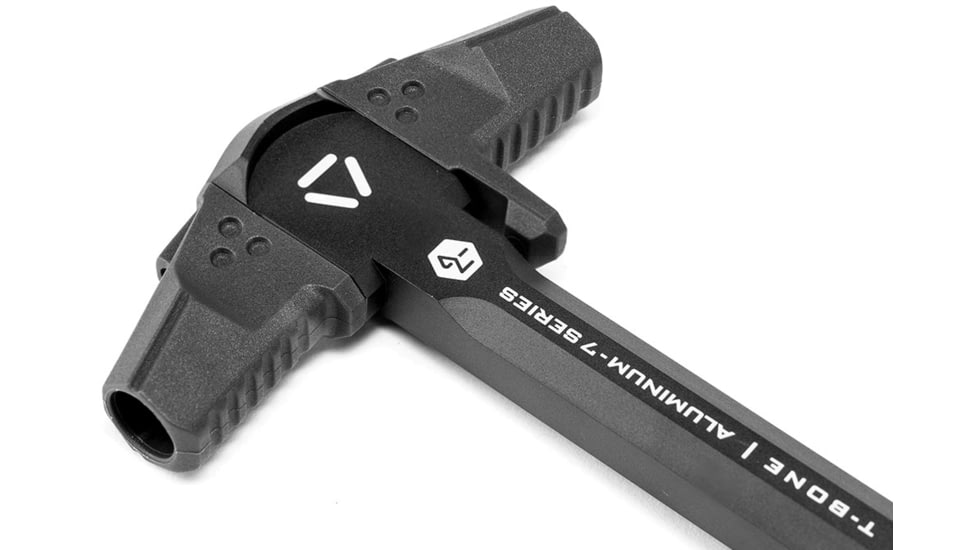 Strike Industries .223/5.56 T-Bone Charging Handle with Black Handles, Black, One Size, SI-AR-TBCH-223-BK-BK