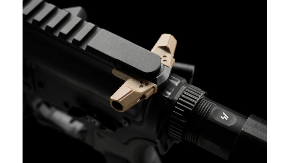 Strike Industries .223/5.56 T-Bone Charging Handle with FDE Handles, Black, One Size, SI-AR-TBCH-223-BK-FDE
