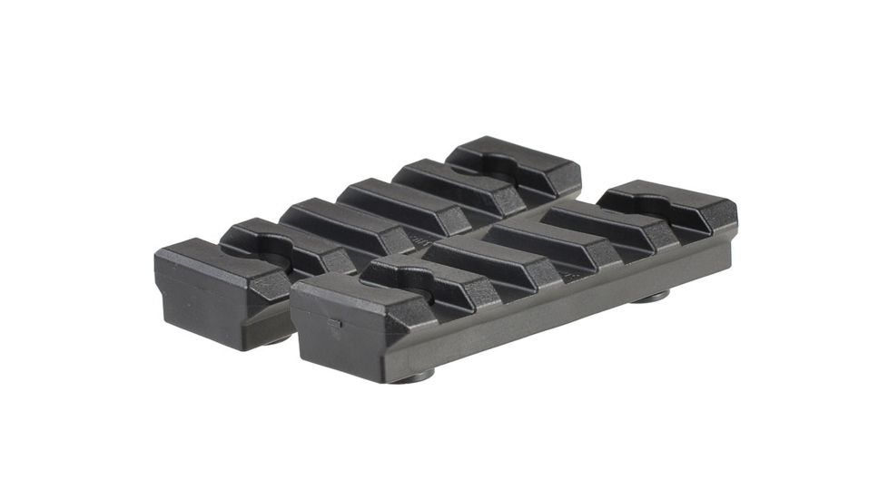 Strike Industries 2pcs Polymer 5 Slot Keymod Short Rail Section, Black SI-KMPRS-5