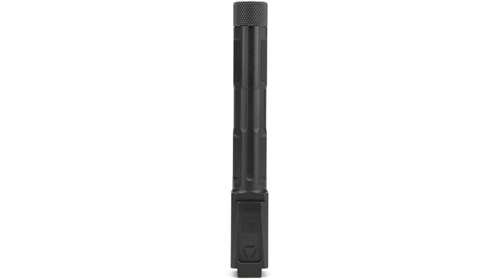 Strike Industries 4.46in Threaded Barrel for Glock 19, 1-10 Twist Rate, 1/2x28 TPI, Black, SI-G-THDBARREL-19-BK