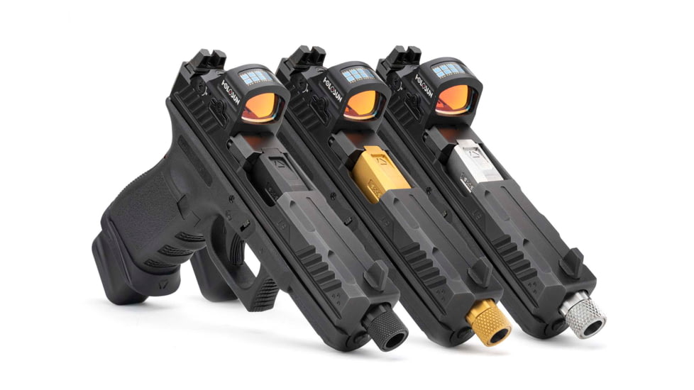 Strike Industries 4.46in Threaded Barrel for Glock 19, 1-10 Twist Rate, 1/2x28 TPI, Black, SI-G-THDBARREL-19-BK