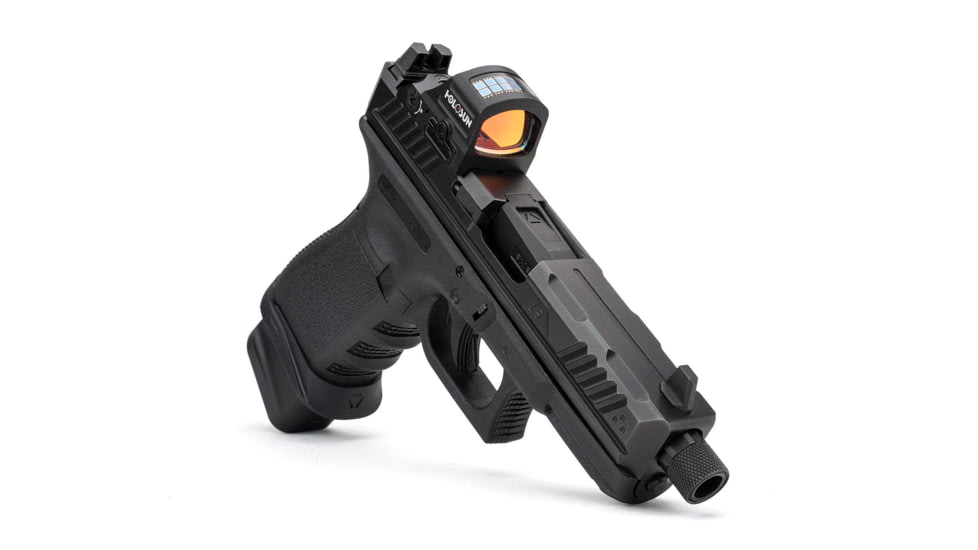Strike Industries 4.46in Threaded Barrel for Glock 19, 1-10 Twist Rate, 1/2x28 TPI, Black, SI-G-THDBARREL-19-BK