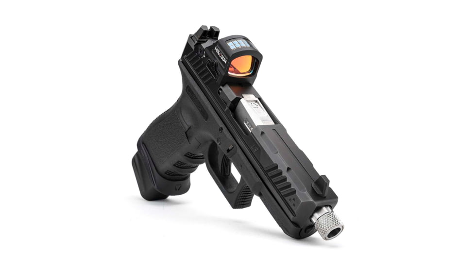 Strike Industries 4.46in Threaded Barrel for Glock 19, 1-10 Twist Rate, 1/2x28 TPI, Stainless Steel, SI-G-THDBARREL-19-SS