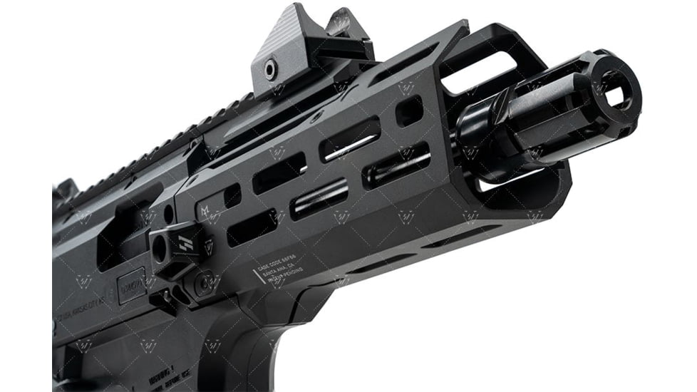 Strike Industries 6 Handguard for CZ Scorpion EVO Pistol, Black, SI-CEVO-HG-6-BK