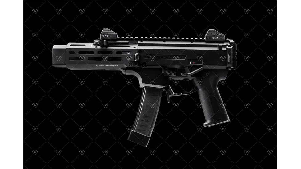 Strike Industries 6 Handguard for CZ Scorpion EVO Pistol, Black, SI-CEVO-HG-6-BK