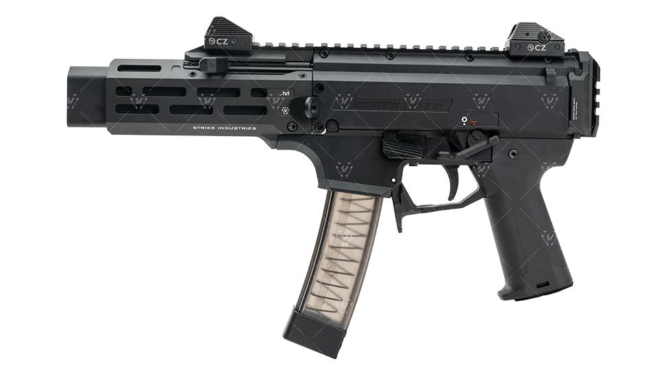 Strike Industries 6 Handguard for CZ Scorpion EVO Pistol, Black, SI-CEVO-HG-6-BK