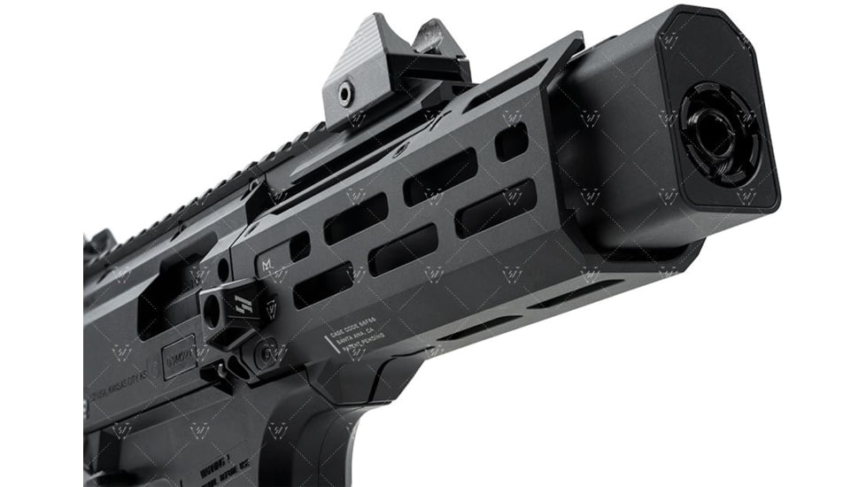 Strike Industries 6 Handguard for CZ Scorpion EVO Pistol, Black, SI-CEVO-HG-6-BK