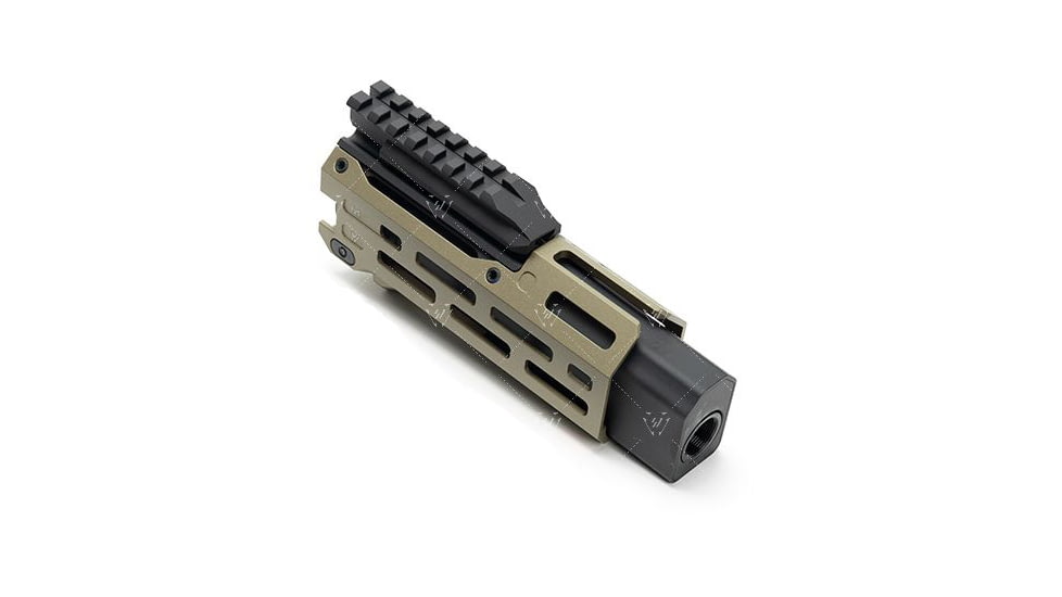 Strike Industries 6in Handguard for CZ Scorpion EVO Pistol, Picatinny, SI-CEVO-HG-6-FDE, FDE, One Size, SI-CEVO-HG-6-FDE