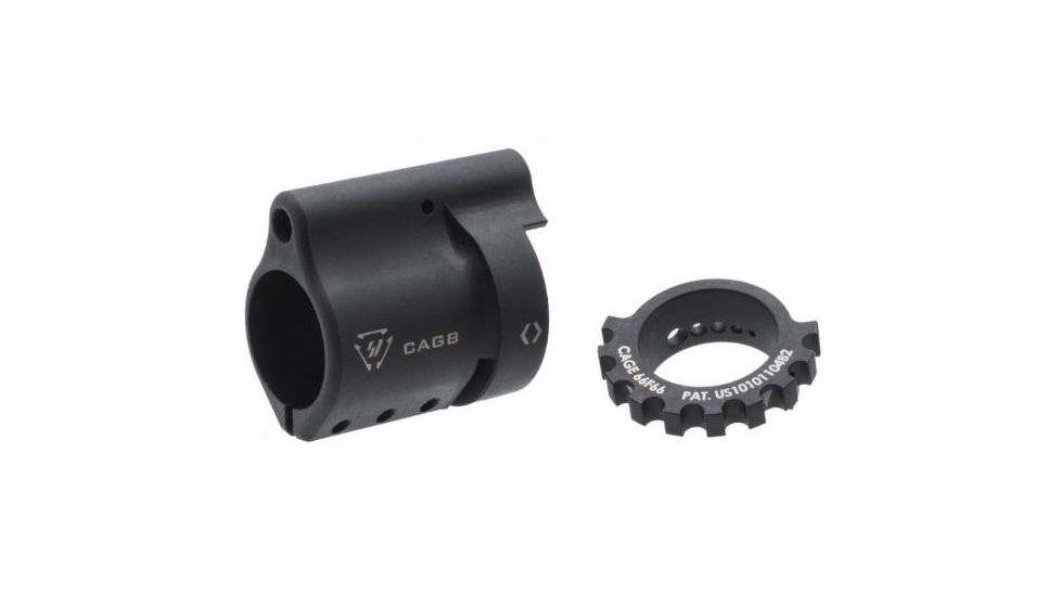 Strike Industries 0.75 Gas Block, Collar Adjustable, Black, One Size, 708747548518
