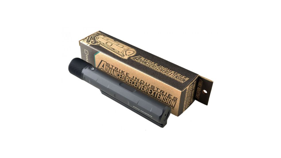 Strike Industries Advanced Receiver Extension Buffer Tube, Black, SI-AR-ARE-T7-BK