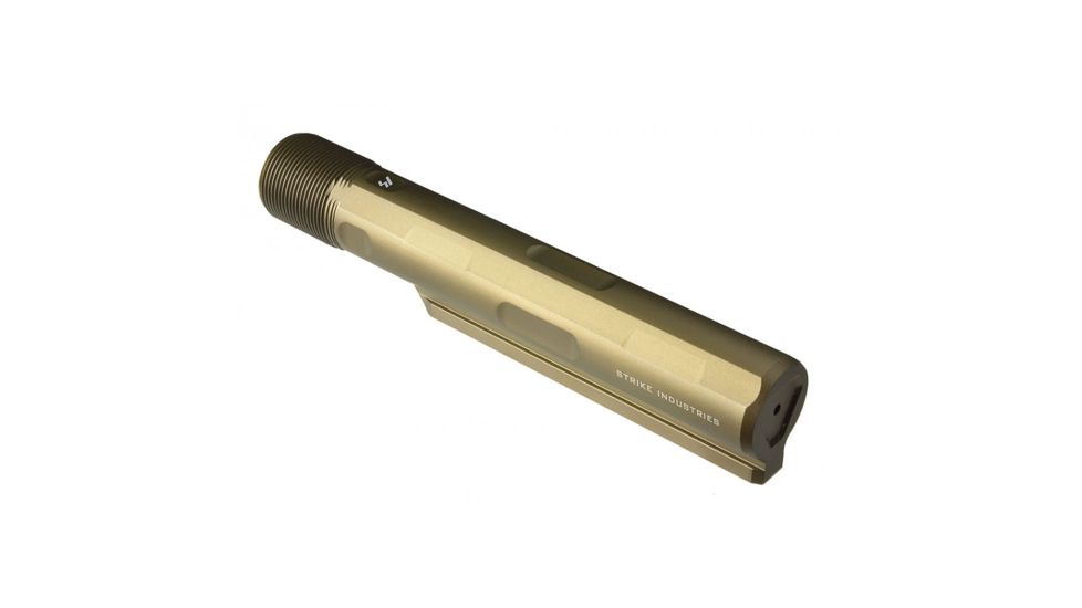 Strike Industries Advanced Receiver Extension Buffer Tube, FDE, One Size, SI-AR-ARE-T7-FDE