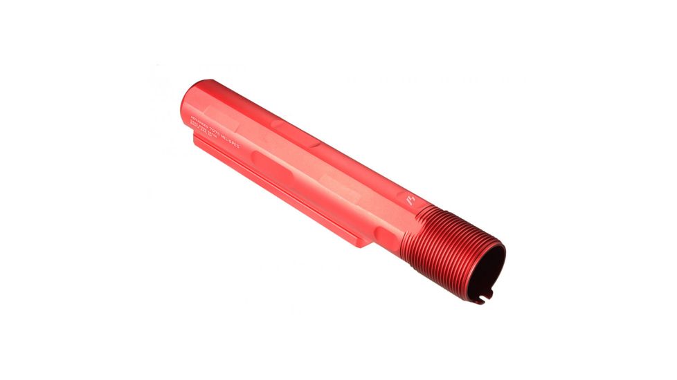 Strike Industries Advanced Receiver Extension Buffer Tube, Red, One Size, SI-AR-ARE-T7-RED