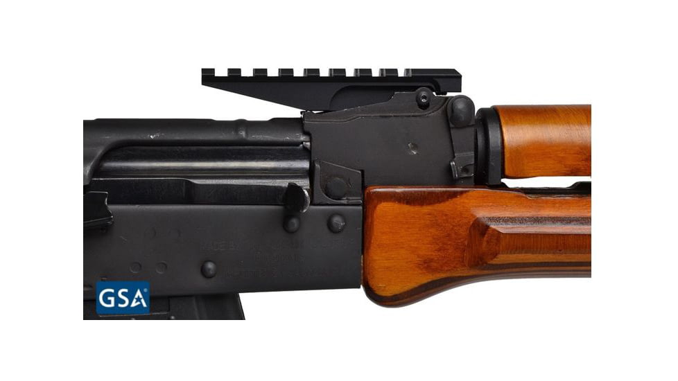 Strike Industries AK ReAR Sight Rail for Low Profile Optics, Black, One Size, SI-AKRR