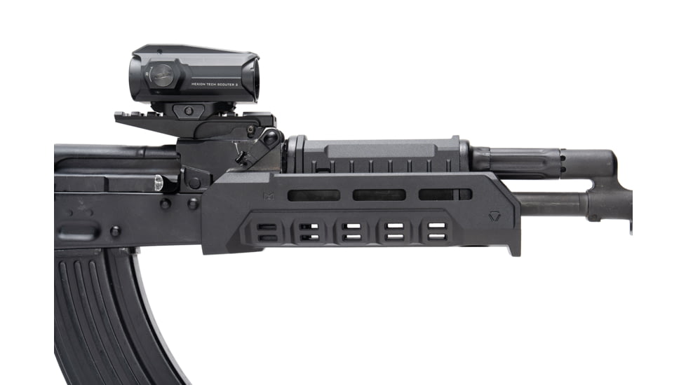 Strike Industries AKM/KP-9 M-LOK AK Handguard, 7.7in, Black, SI-AKM-KP9-POLY-HG-BK