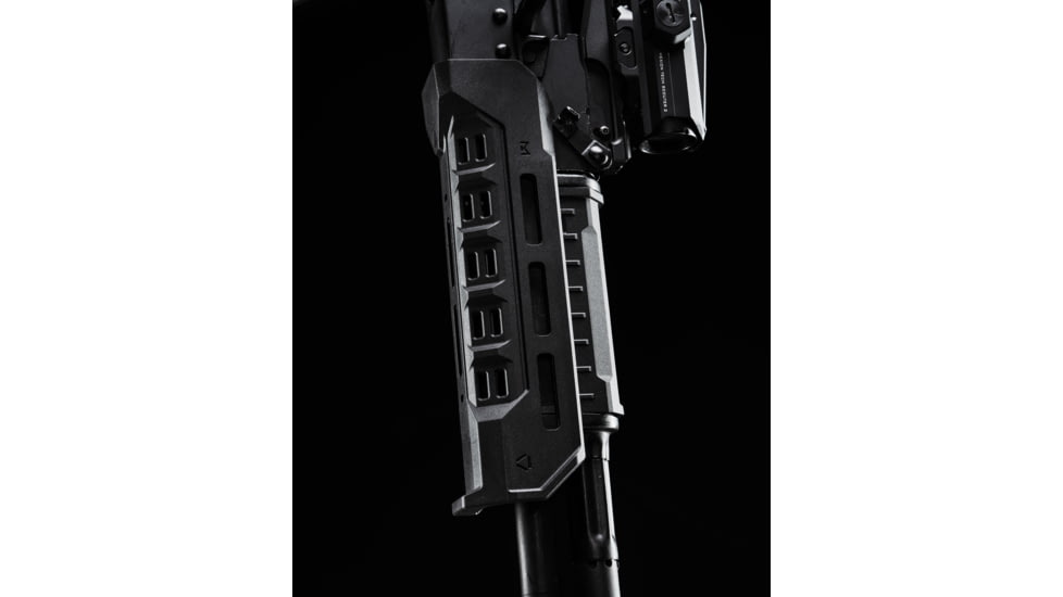 Strike Industries AKM/KP-9 M-LOK AK Handguard, 7.7in, Black, SI-AKM-KP9-POLY-HG-BK