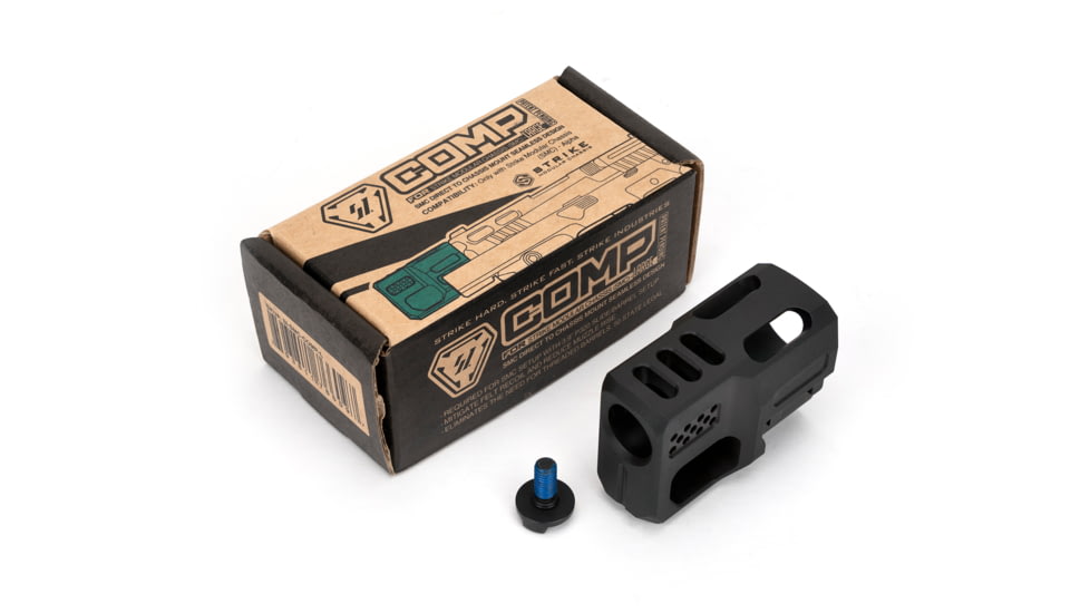 Strike Industries Alpha Compensator, Black, Small, SI-SMC-COMP-S