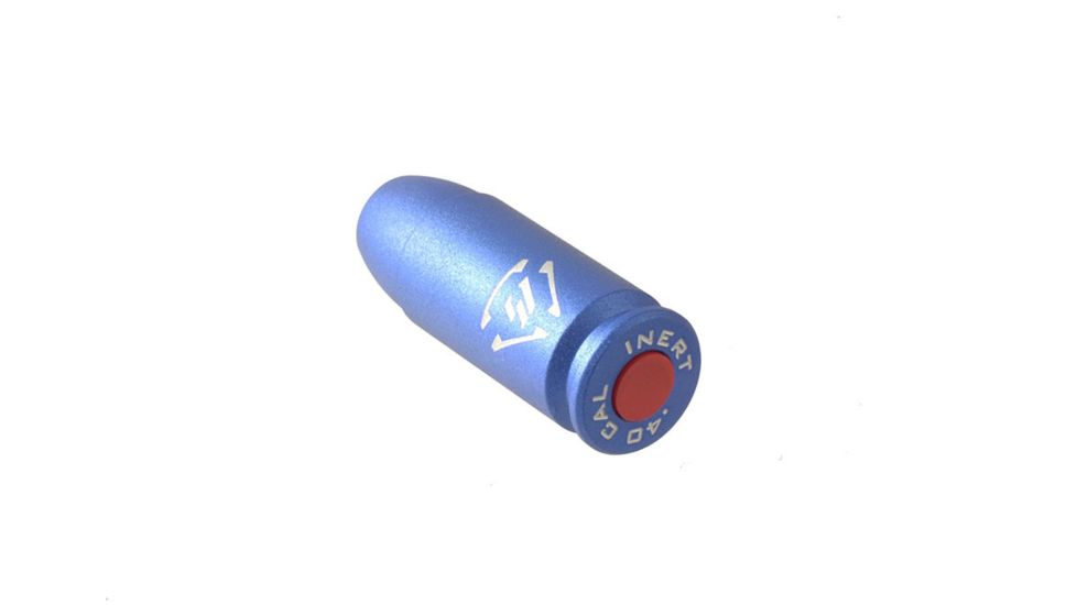 Strike Industries Aluminum .40 Cal Dummy Rounds, 5 Pack, Blue, One Size, SI-DR-AL-40CAL-BLU