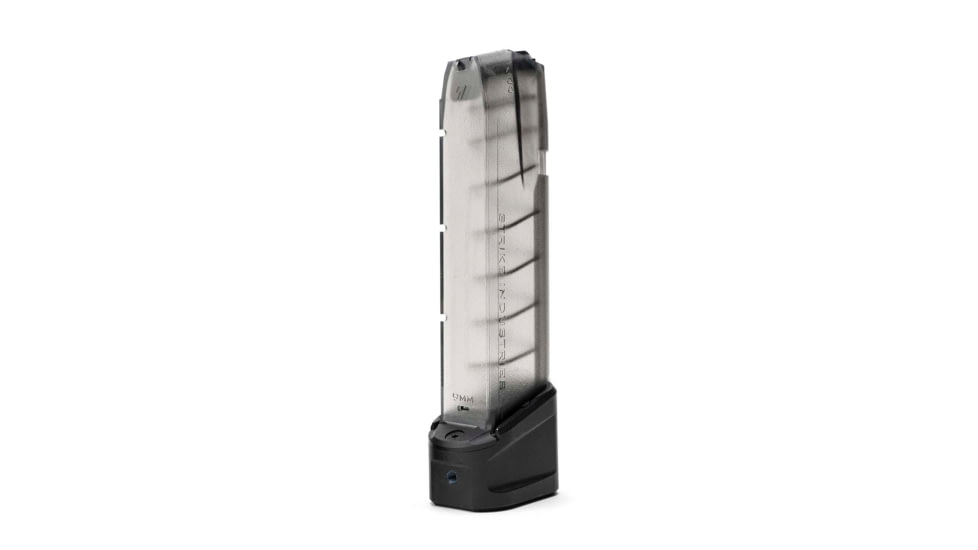 Strike Industries Aluminum Extended Magazine Plate for Glock 17/ Glock 22, Black, SI-EMP-AL-G17-BK-5RD