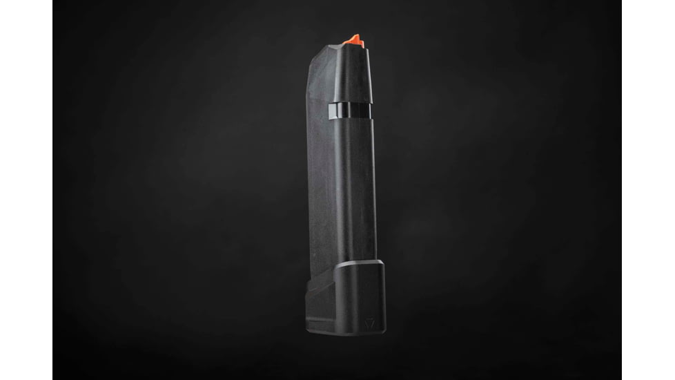 Strike Industries Aluminum Extended Magazine Plate for Glock 17/ Glock 22, Black, SI-EMP-AL-G17-BK-5RD