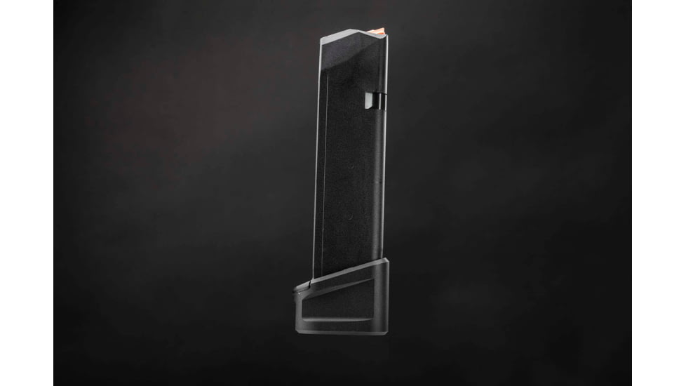 Strike Industries Aluminum Extended Magazine Plate for Glock 17/ Glock 22, Black, SI-EMP-AL-G17-BK-5RD