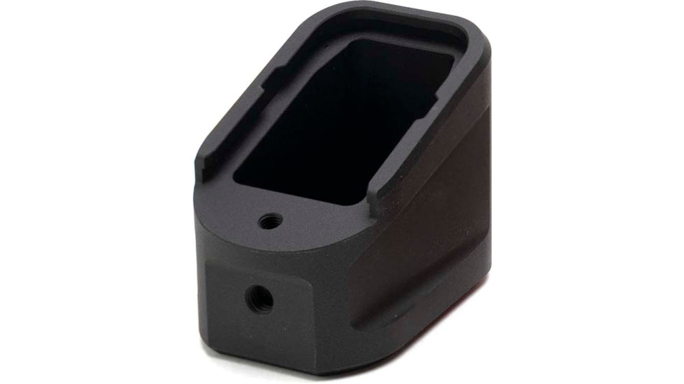 Strike Industries Aluminum Extended Magazine Plate for Glock 17/ Glock 22, Black, SI-EMP-AL-G17-BK-5RD