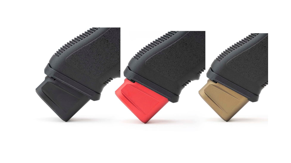 Strike Industries Aluminum Extended Magazine Plate for Glock 17/ Glock 22, Black, SI-EMP-AL-G17-BK-5RD