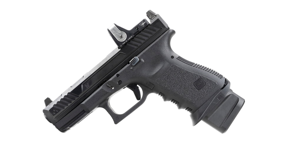 Strike Industries Aluminum Extended Magazine Plate for Glock G19 9mm, Black, One Size, SI-EMP-AL-G19-BK