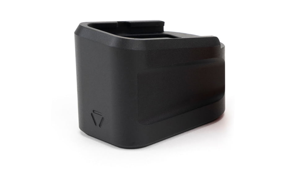 Strike Industries Aluminum Extended Magazine Plate for Glock G19 9mm, Black, One Size, SI-EMP-AL-G19-BK