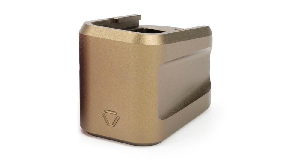 Strike Industries Aluminum Extended Magazine Plate for Glock G19 9mm, 5RD, SI-EMP-AL-G19-FDE, FDE, 0, SI-EMP-AL-G19-FDE-5RD