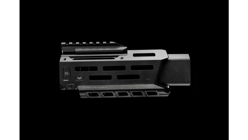 Strike Industries Aluminum Handguard for CZ Scorpion 3+ Pistol, Black, SI-CEVO-3PLUS-PHG-BK