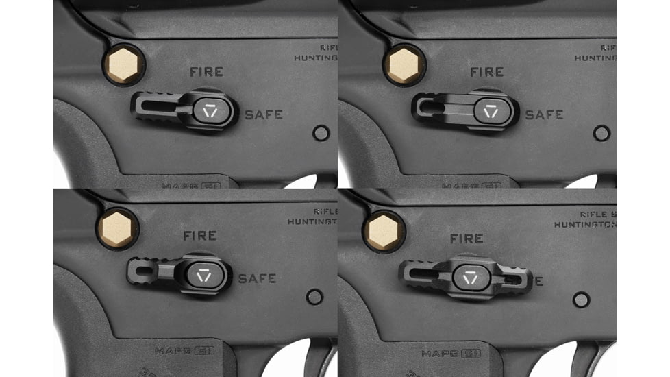 Strike Industries Ambidextrous AR-15 Modular Selector QD Switch AR Safety Selector, Black, One Size, SI-AR-MSS-QD-BK
