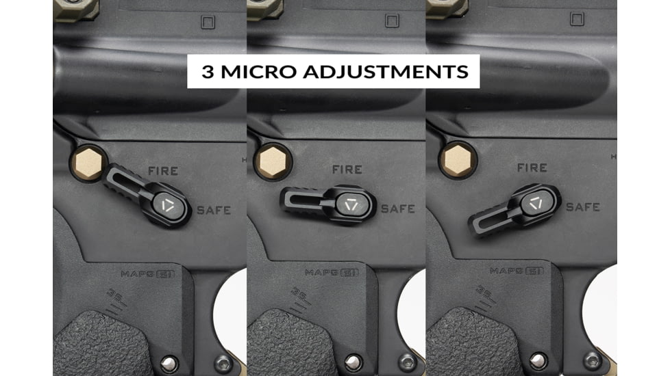 Strike Industries Ambidextrous AR-15 Modular Selector QD Switch AR Safety Selector, Black, One Size, SI-AR-MSS-QD-BK